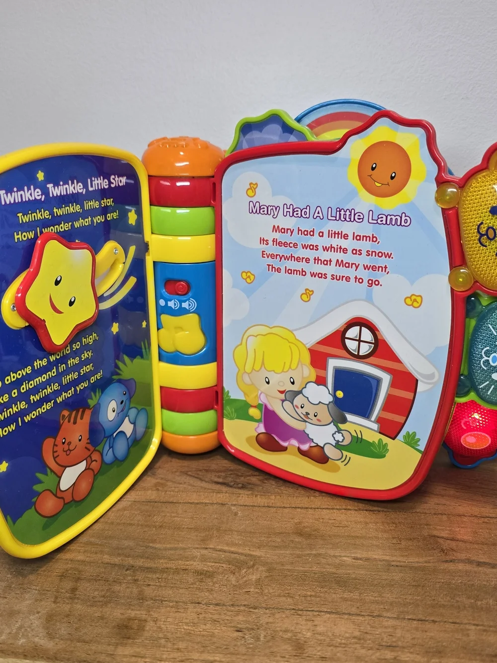 VTECH Learning Rhyme & Discover Book - Multicolor Interactive Kids Toy